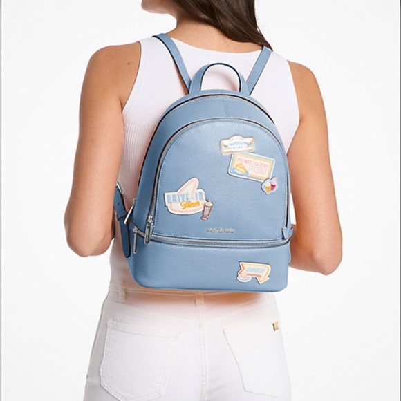 Michael Kors Medium Embellished Backpack Light Sky main image 7